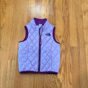 The North Face Kids Lavender Quilted Vest